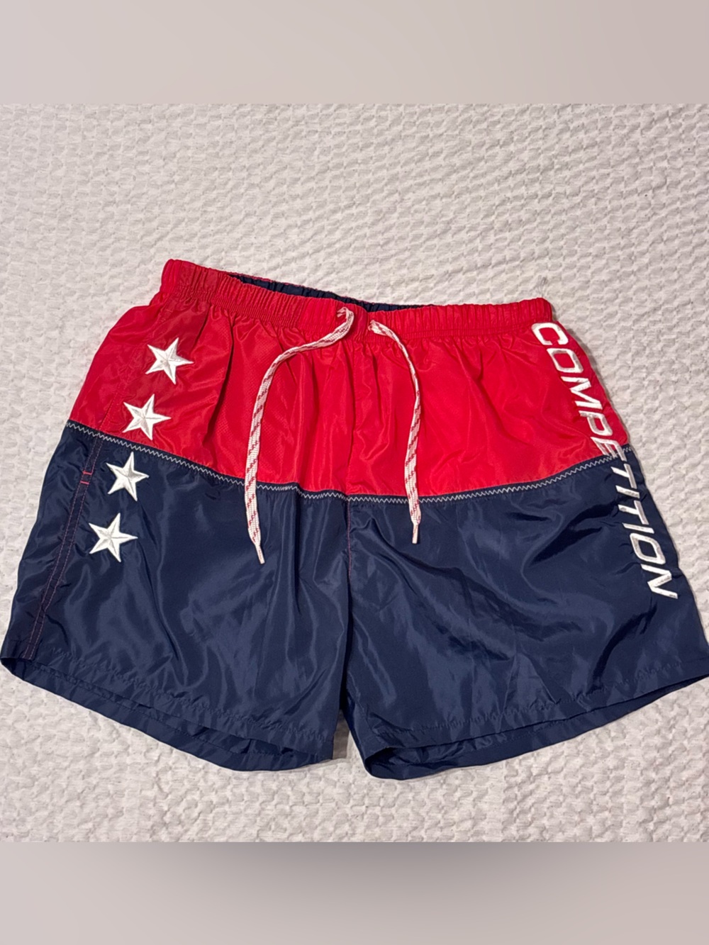 NOS Vintage 90s Nautica Competition Colorblock Swim Shorts Men's M BRAND NEW